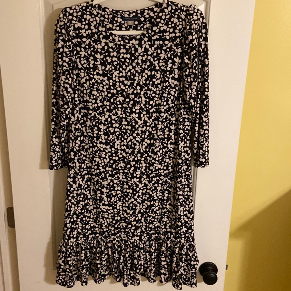 Tommy Hilfiger Women’s Sheath Dress Black & Ivory Size 8 New Condition. NWOT